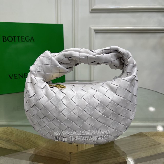 Bottega veneta高端女包 98080小號 寶緹嘉最新編織打結圓形hobo包 BVjodie新版本2代羊皮手工編織手腕包  gxz1372